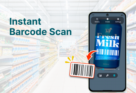 اسکرین شات 2 برنامه QR Code & Barcode Scanner
