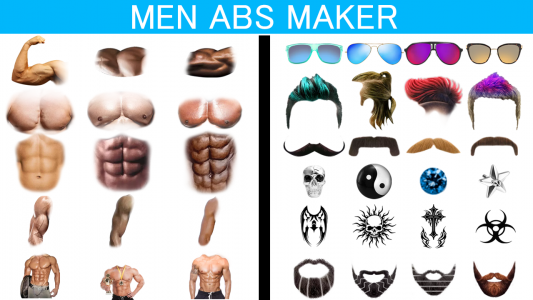 اسکرین شات برنامه Man Abs Maker - Six Pack Photo 8
