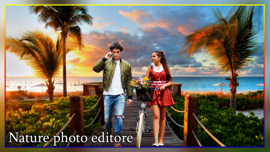 اسکرین شات 1 برنامه Nature Photo Editor - Nature P