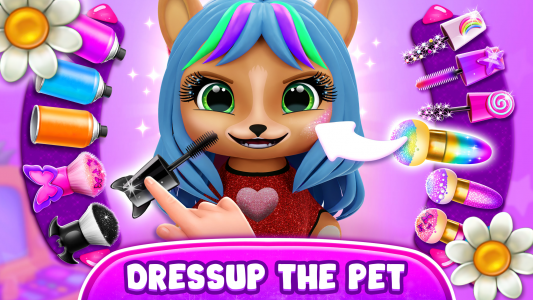 اسکرین شات 1 بازی Vip Pet : Color Hair Salon