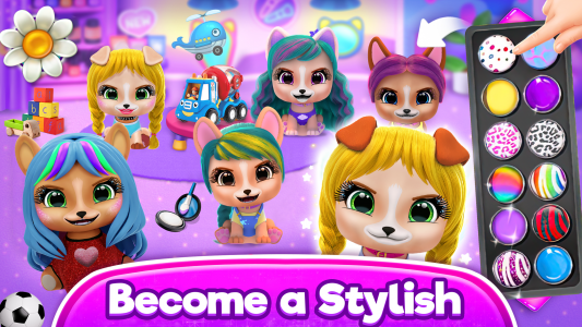 اسکرین شات 3 بازی Hairstyle: pet care salon game