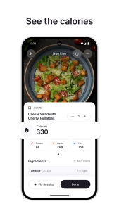 اسکرین شات 3 برنامه Cal AI - Food Calorie Tracker