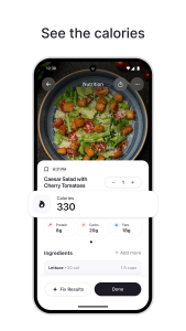 اسکرین شات 3 برنامه Cal AI - Food Calorie Tracker