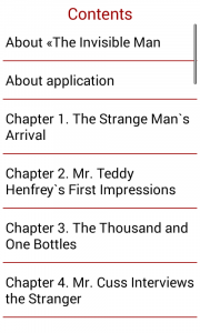 اسکرین شات 4 برنامه The Invisible Man by H.G.Wells