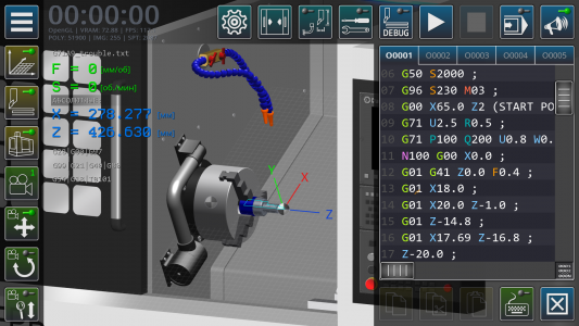 اسکرین شات 3 برنامه CNC Simulator Lite