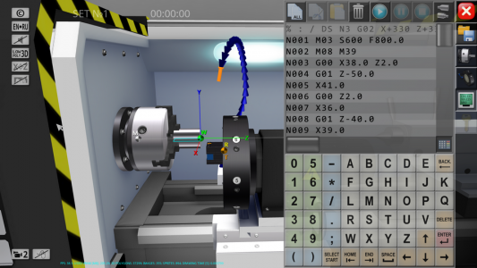 اسکرین شات برنامه CNC Simulator Lite 2