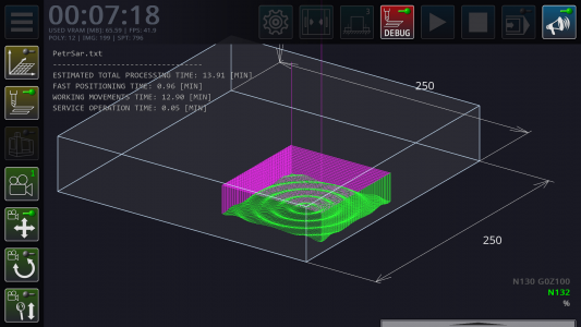 اسکرین شات برنامه CNC Milling Simulator 6