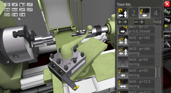 اسکرین شات برنامه Lathe Simulator Lite 6