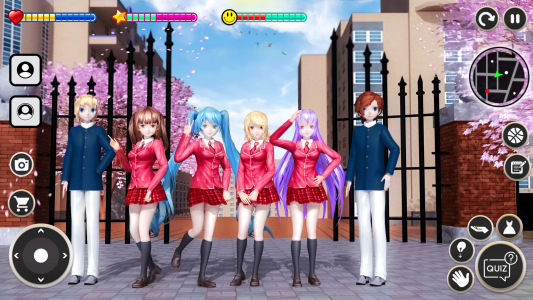 اسکرین شات بازی High School Girl Life Sim 3D 7