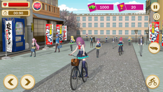 اسکرین شات بازی High School Girl Life Sim 3D 1