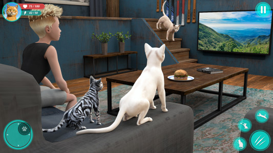 اسکرین شات بازی Cat Simulator Game: Tomy Game 1