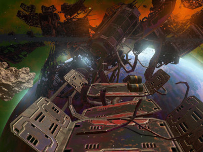 اسکرین شات بازی VR Roller Coaster: GALAXY 360 in Deep Space 8