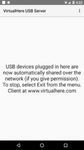 اسکرین شات برنامه VirtualHere USB Server 1