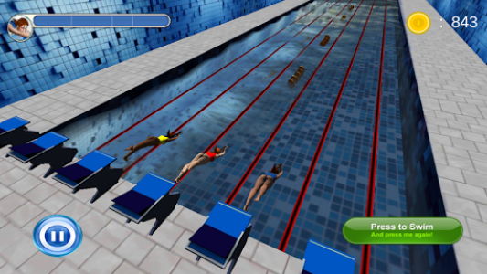 اسکرین شات بازی Swimming Race 3D 4