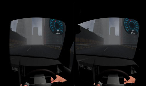 اسکرین شات 3 بازی VR Car Race