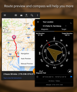 اسکرین شات برنامه Driving Route Finder™ - Find GPS Location & Routes 5