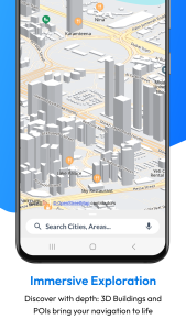 اسکرین شات 3 برنامه Offline Map Navigation