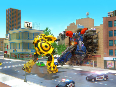 اسکرین شات برنامه Car Transformation Robot Games 1
