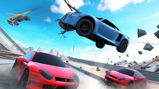 اسکرین شات برنامه Derby Car Stunt Racing Games 2