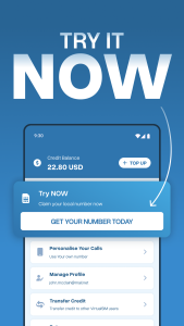 اسکرین شات 2 برنامه Virtual SIM