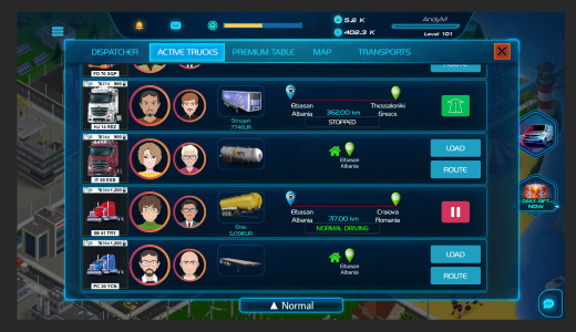 اسکرین شات 3 بازی Virtual Truck Manager 2 Tycoon