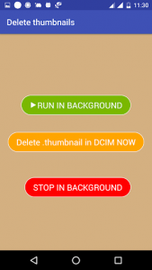 اسکرین شات برنامه Delete Thumbnails in DCIM 1