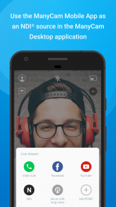 اسکرین شات برنامه ManyCam - Easy live streaming 3