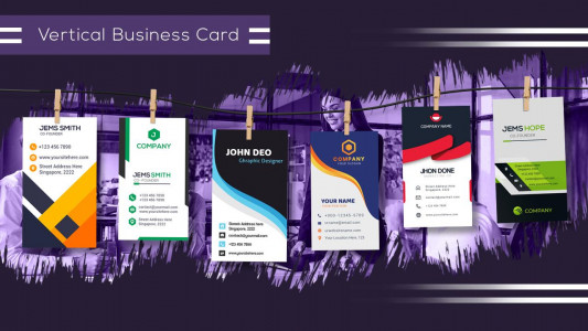 اسکرین شات برنامه Business Card Maker 4