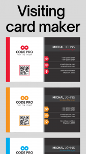 اسکرین شات 3 برنامه Business Card Maker : BizCard