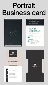 اسکرین شات 2 برنامه Business Card Maker : BizCard