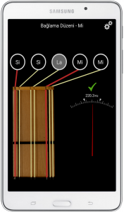 اسکرین شات برنامه Baglama Tuner: Bağlama & Saz 1