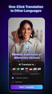 اسکرین شات برنامه Blink Captions by Vozo AI 3