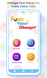 اسکرین شات 1 برنامه Voice Changer - Funny Recorder