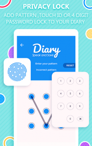 اسکرین شات 5 برنامه Voice Diary with Lock 2024