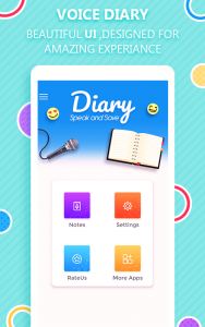 اسکرین شات 1 برنامه Voice Diary with Lock 2024