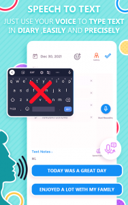 اسکرین شات 4 برنامه Voice Diary with Lock 2024