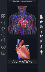 اسکرین شات برنامه Circulatory System Anatomy 1