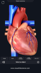 اسکرین شات 1 برنامه Heart Anatomy Pro.