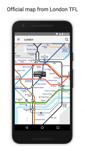 اسکرین شات برنامه Tube Map London Underground 1