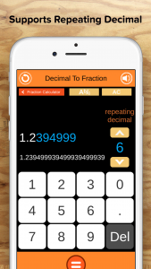 اسکرین شات برنامه Fraction Calculator + Decimals 5