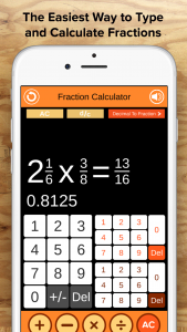 اسکرین شات برنامه Fraction Calculator + Decimals 2