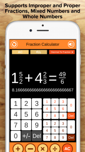 اسکرین شات برنامه Fraction Calculator + Decimals 3