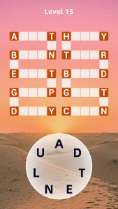 اسکرین شات 2 بازی Vita Crossword - Word Games