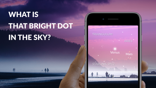 اسکرین شات برنامه Sky Tonight - Star Gazer Guide 1