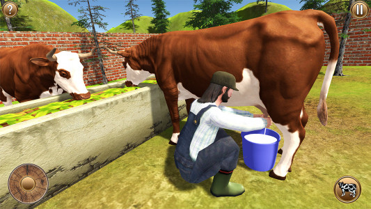 اسکرین شات برنامه Animal Farm Simulator Games 3D 1