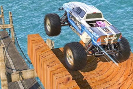 اسکرین شات برنامه Extreme Monster Truck Stunt:US Monster Racing 2020 6