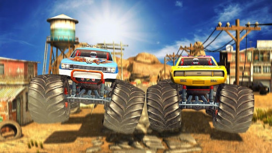 اسکرین شات برنامه Monster Truck Demolition Derby: Stunts Game 2021 1