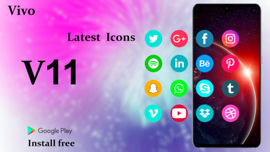 اسکرین شات برنامه Vivo V25 Launcher: Themes 2023 6