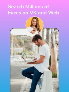 اسکرین شات برنامه FaceFind: VK & Web Find Face Photo Search 7
