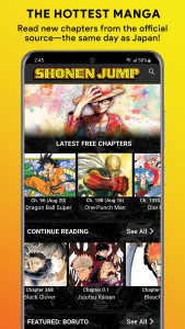 اسکرین شات برنامه Shonen Jump Manga & Comics 1